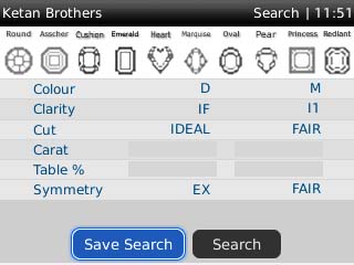 Ketan Brothers BlackBerry ® Application